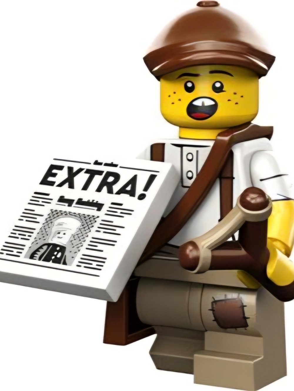 LEGO Minifigure Collectible Series 24 71037 Newspaper Kid, CMF